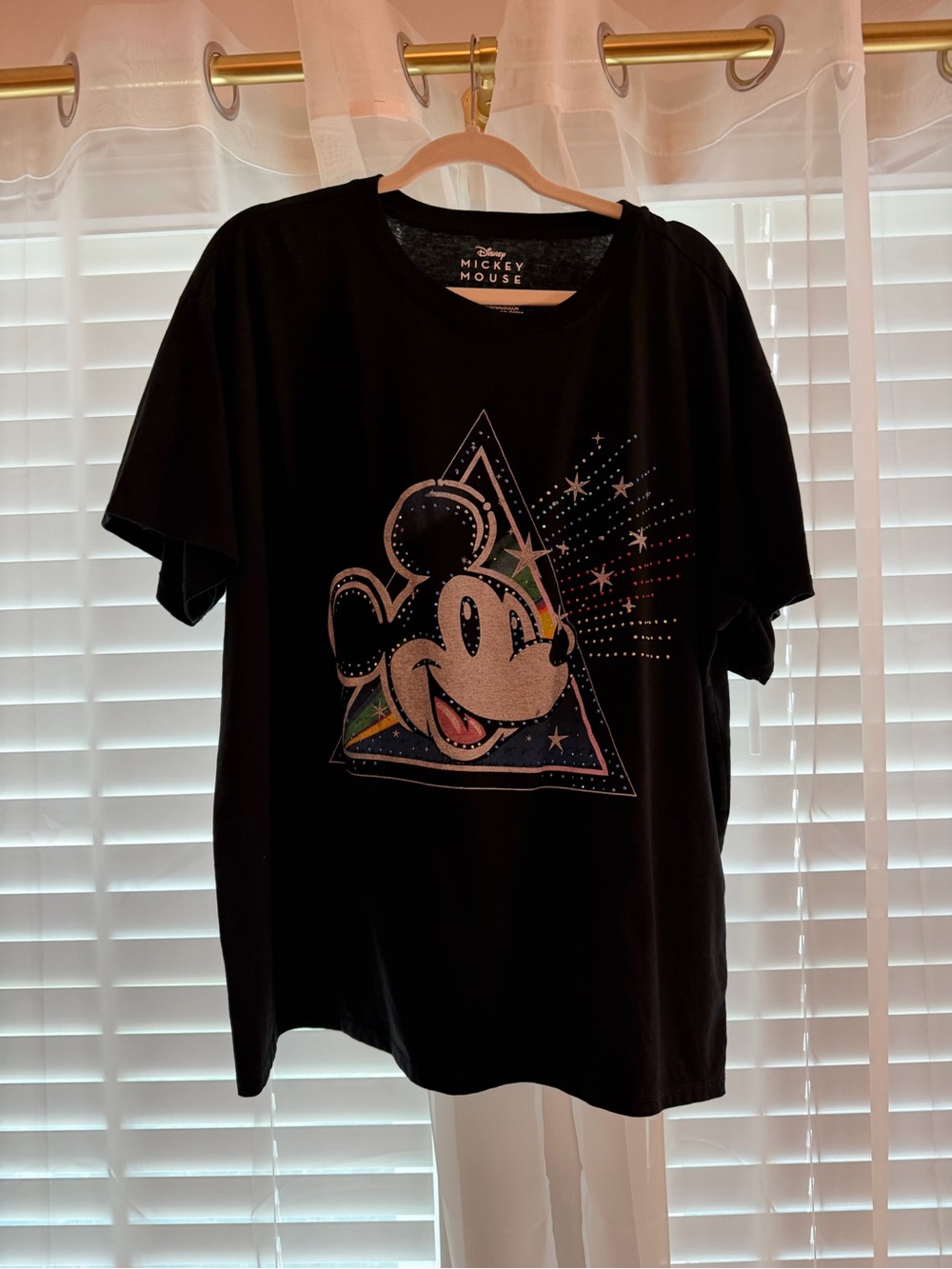 Disney Mickey Mouse Black Graphic Tee